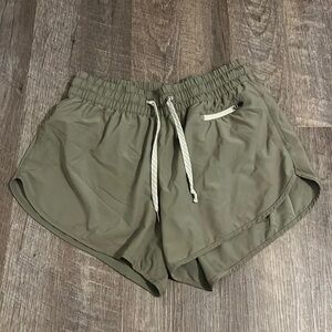 Army Green Vuori Shorts